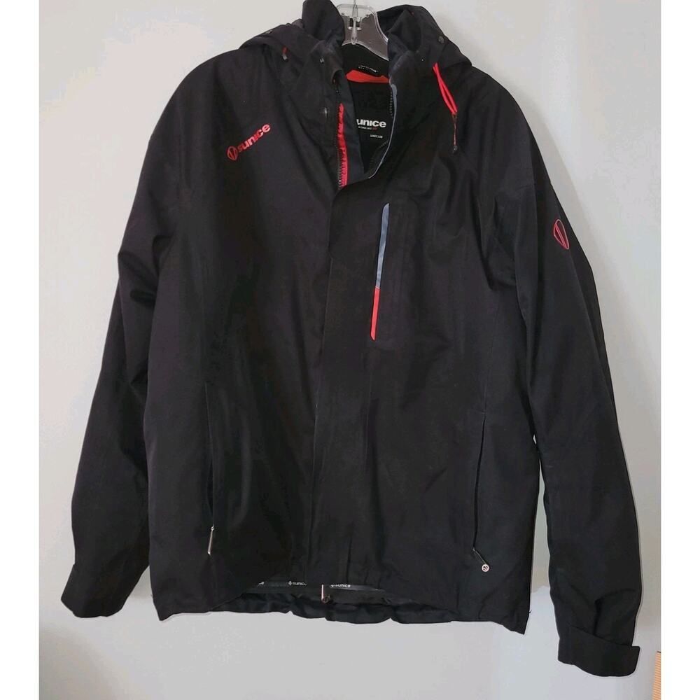 SUNICE MV33 MENS VANQUISH Black GORE-TEX INSULATED SKI SNOWBOARD JACKET MEDIUM
